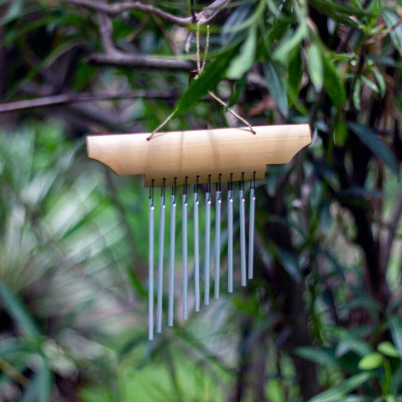 Mini Bamboo and Aluminium Bar Chime