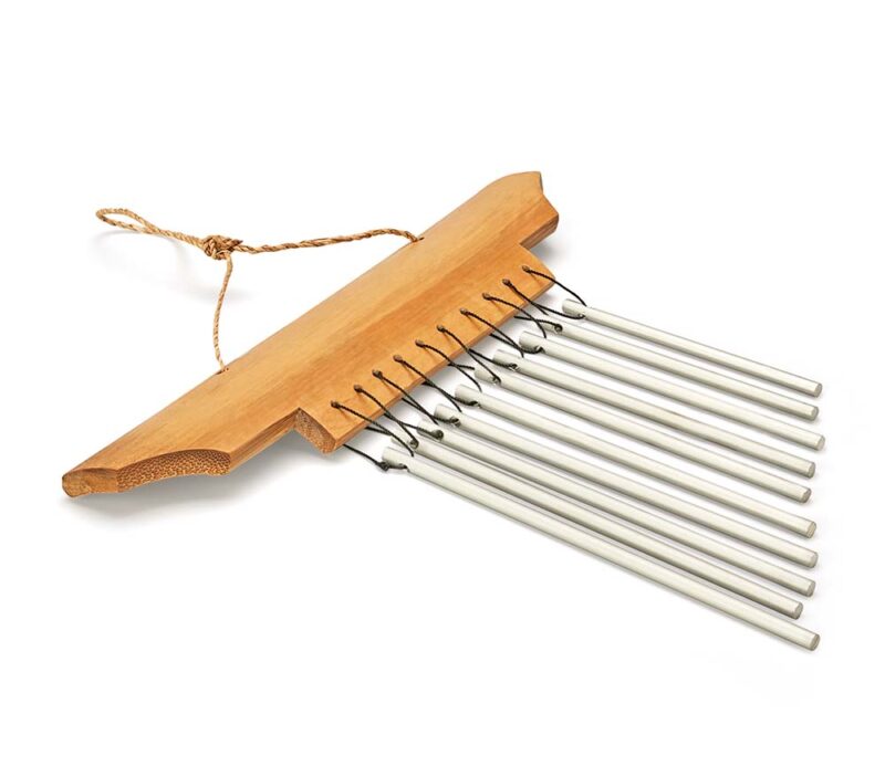 Mini Bamboo and Aluminium Bar Chime - Image 2