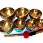 Professionally selected chakra healing singing bowl set
