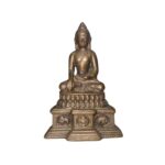 Nepalese fire-gilded bronze Buddha statue