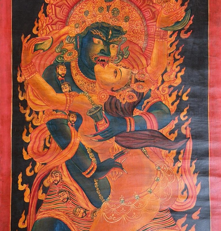Chakrasamvara Shakti paubha painting