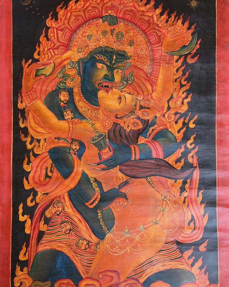 Chakrasamvara Shakti paubha painting