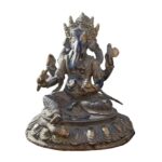 Grand bronze Ganesha statue, 20 inches