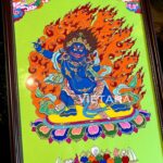 Vajrapani wrathful deity thangka